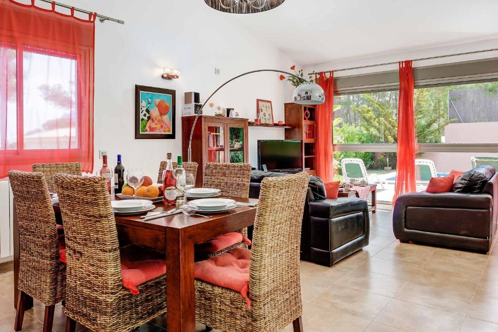 Posezení v ubytování Villa Marioma