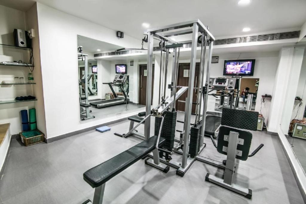Fitness centrum a/nebo fitness zařízení v ubytování Capitol Hill