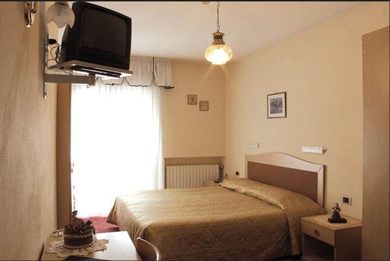 Postel nebo postele na pokoji v ubytování Hotel Venezia