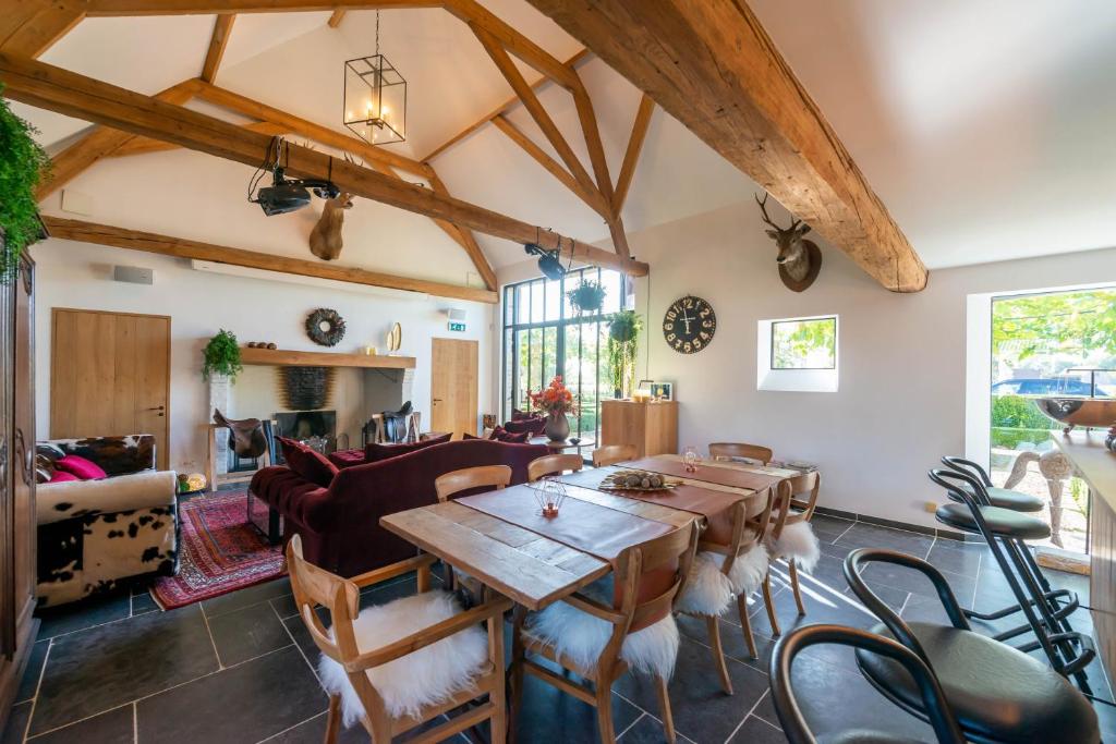 Posezení v ubytování Hoeve De Zuidhoek