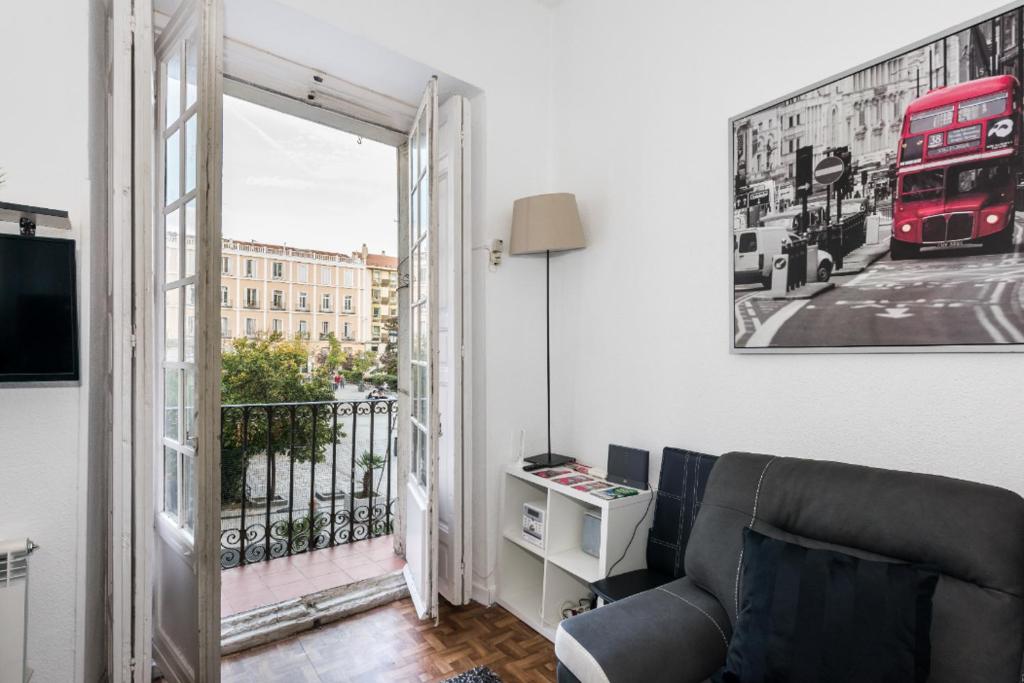 Posezení v ubytování M&F Apartaments Chueca