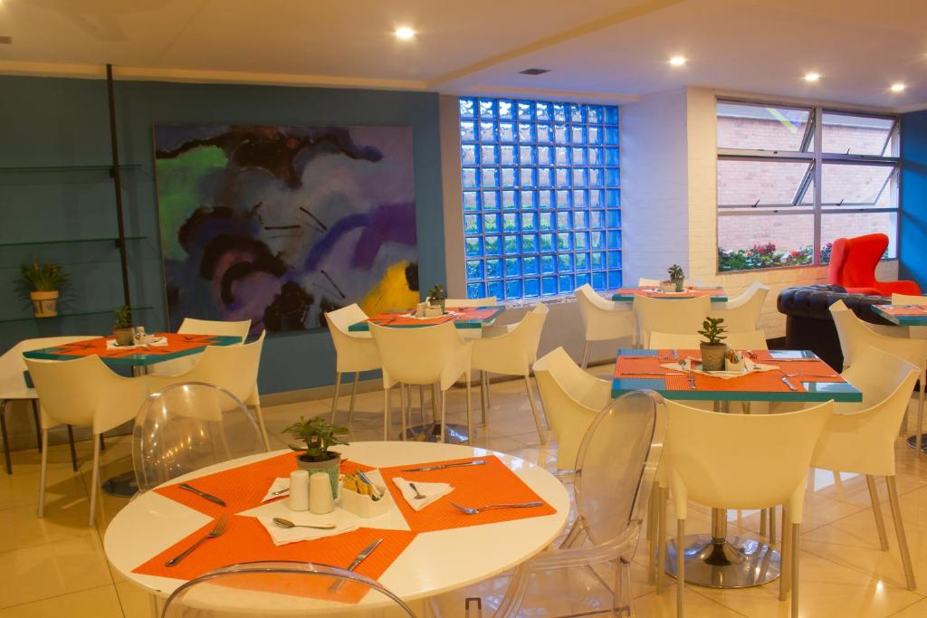 Posezení v ubytování Hotel 104 Art Suites