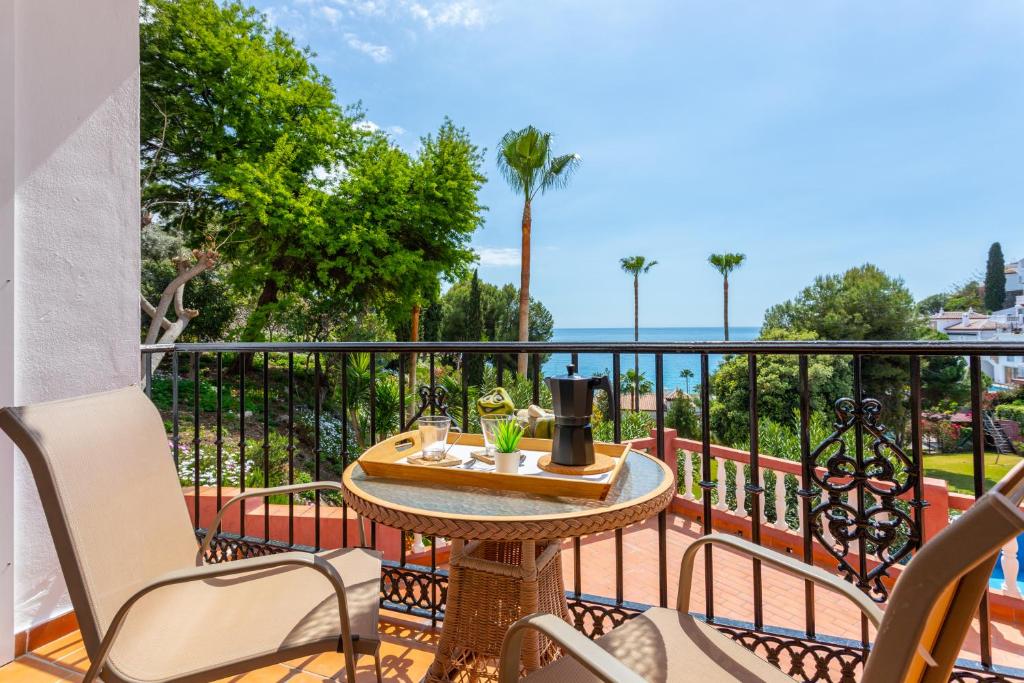 En balkon eller terrasse på Apartamento Ladera