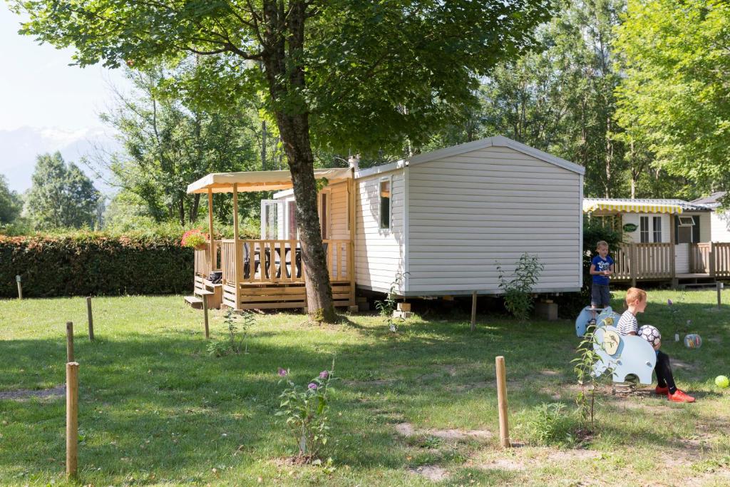 Zahrada ubytování Camping RCN Belledonne