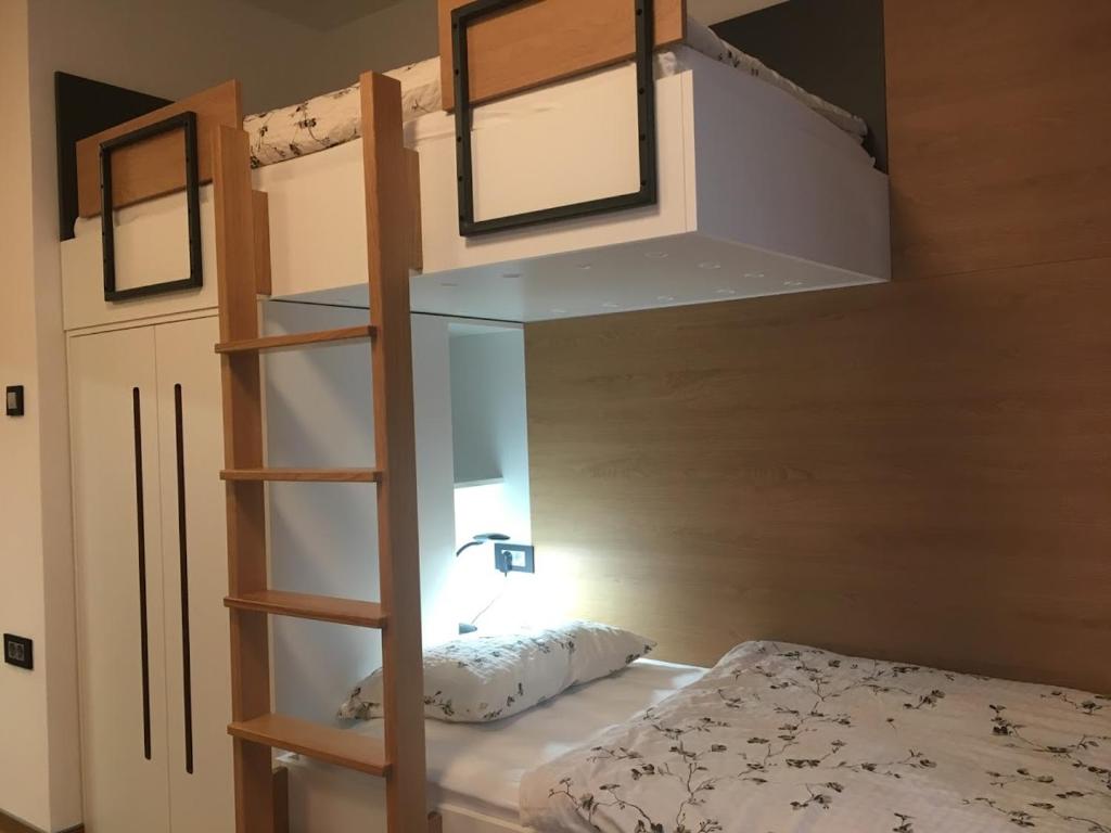 Postel nebo postele na pokoji v ubytování Apartma Rogla - Gaber 98