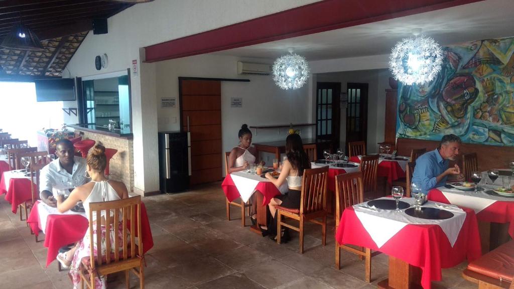 Restaurace v ubytování Hotel Pousada Salvador Paradise