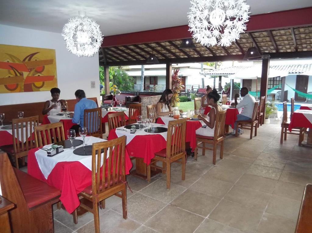 Restaurace v ubytování Hotel Pousada Salvador Paradise