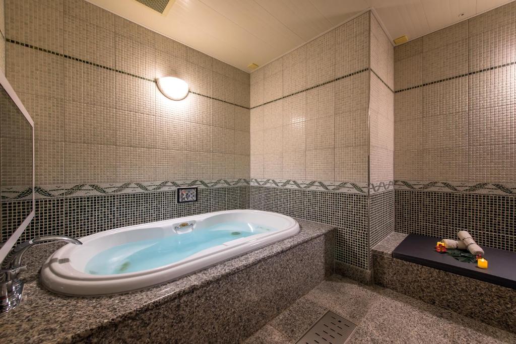 Koupelna v ubytování HOTEL Dior7