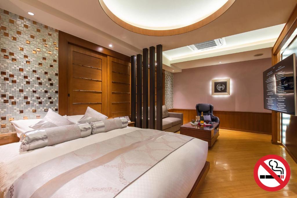 Postel nebo postele na pokoji v ubytování HOTEL Dior7