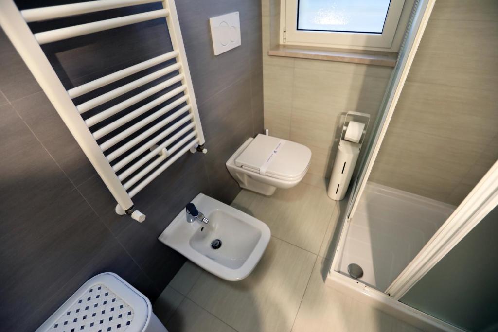 Koupelna v ubytování Casa Mascagni