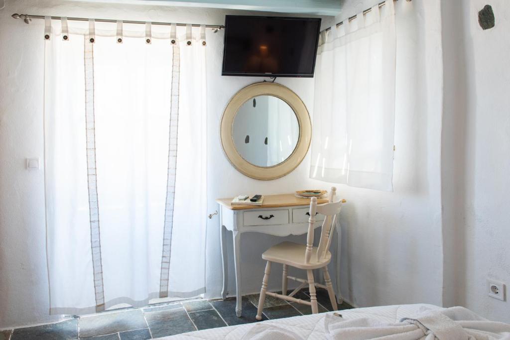 Posteľ alebo postele v izbe v ubytovaní Efthymia apartments