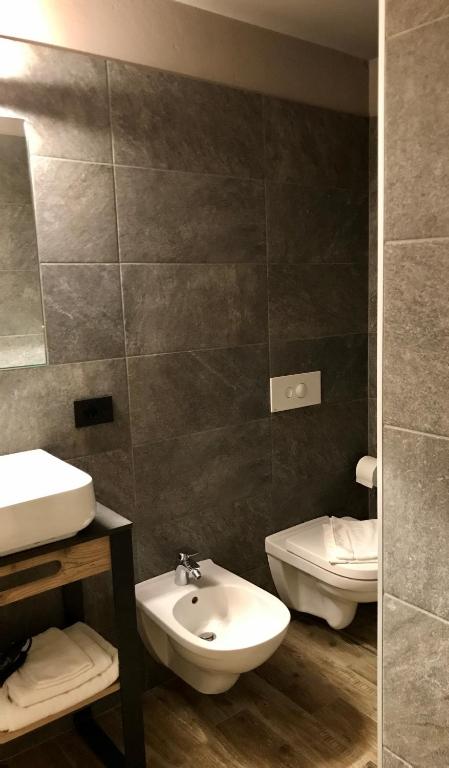 Koupelna v ubytování Hotel san Vitale