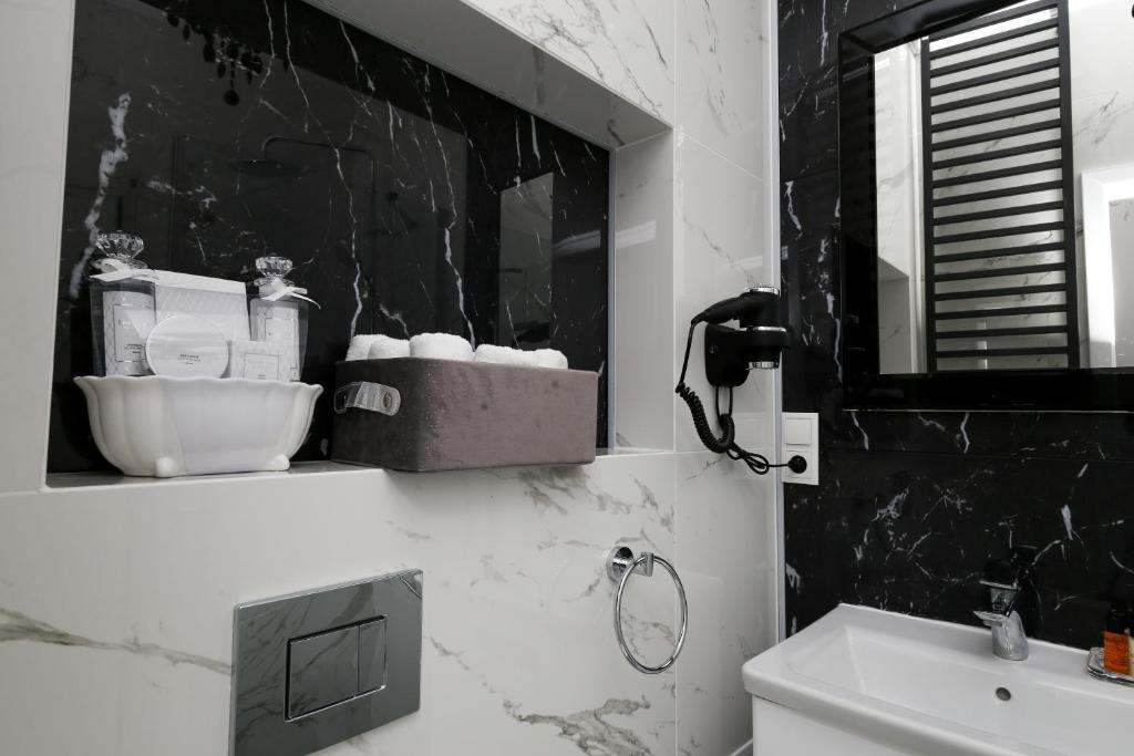 Kúpeľňa v ubytovaní KDRO Apartment Rynek