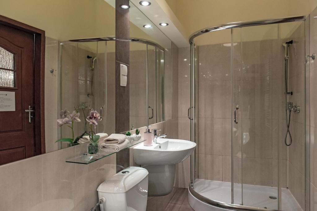 Kúpeľňa v ubytovaní 3D Wawel Apartament