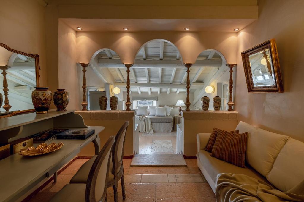 Kuchyň nebo kuchyňský kout v ubytování Hotel Palazzo Novello