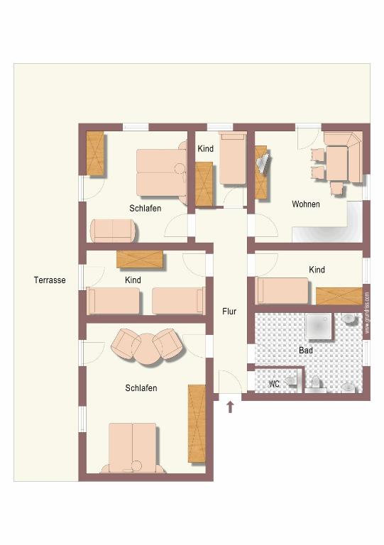 Apartment Haus am See - Appartement 5 Chambres Avec Terrasse