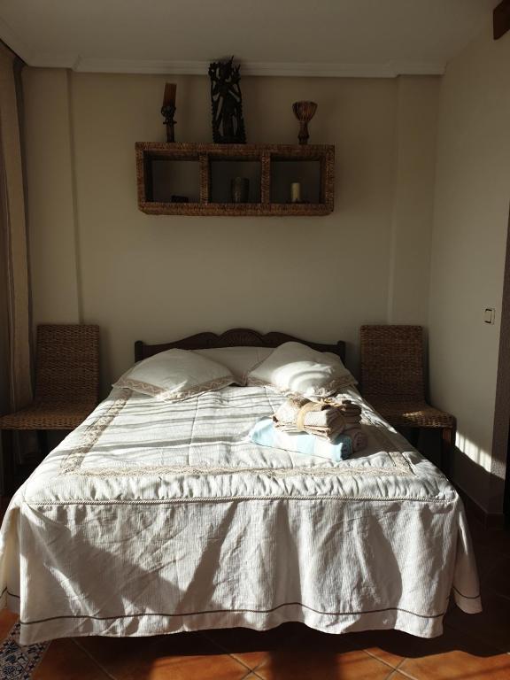 Postel nebo postele na pokoji v ubytování Casa Sacy