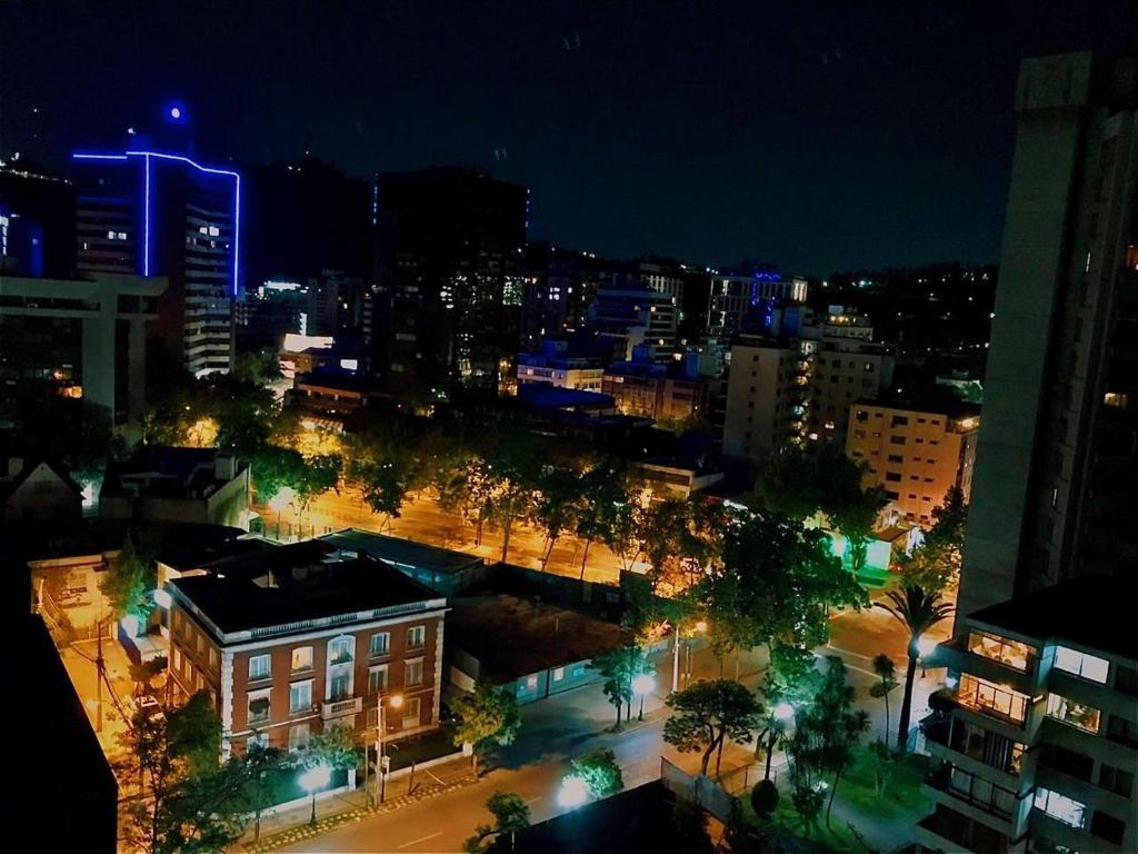 Nespecifikovaný výhled na destinaci Santiago nebo výhled na město při pohledu z hotelu