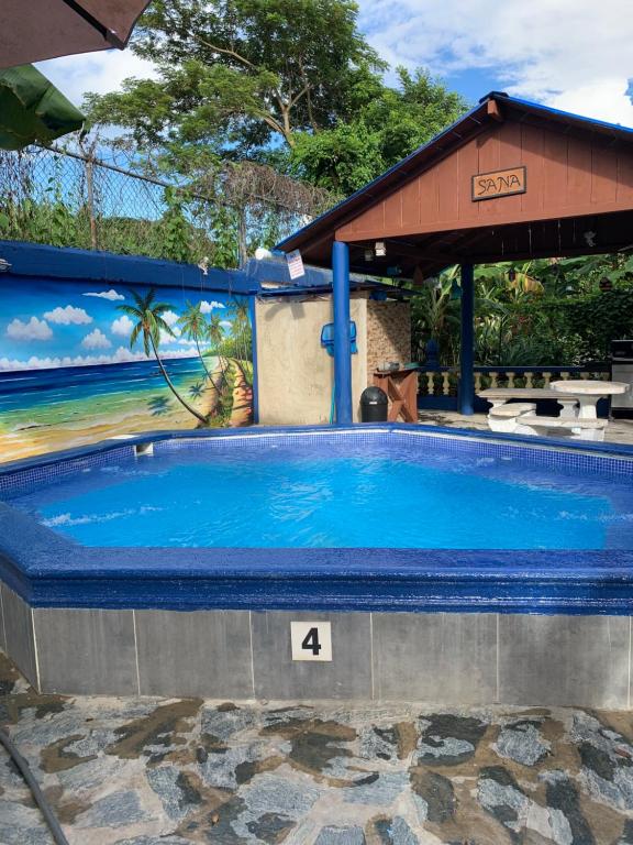 Bazén v ubytování Sana El Jardin Secreto nebo v jeho okolí