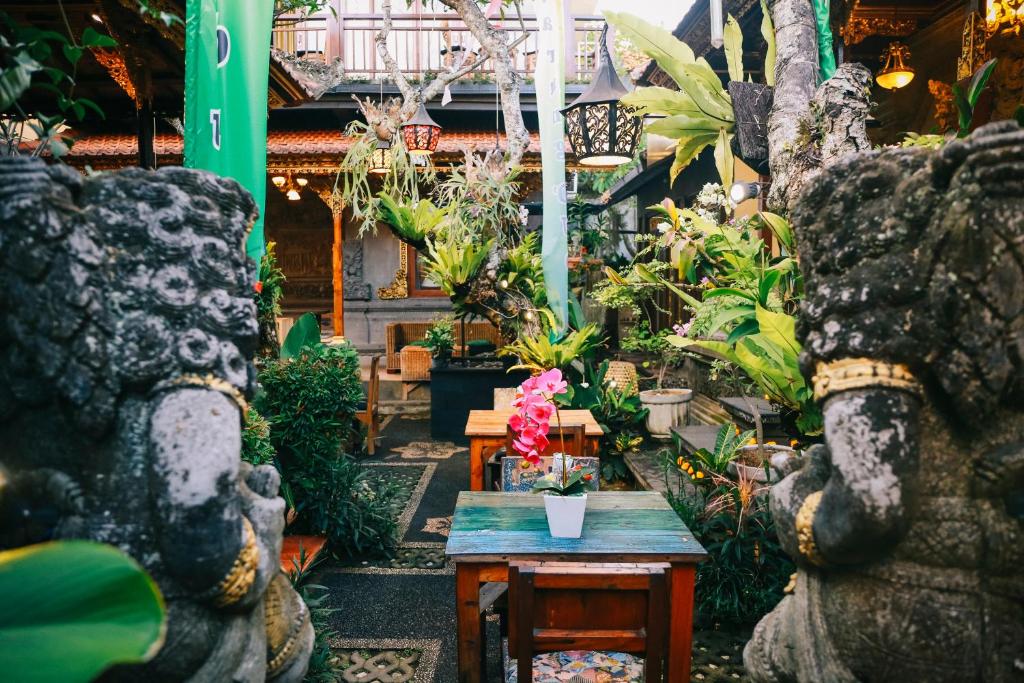 Zahrada ubytování D'Ubud House