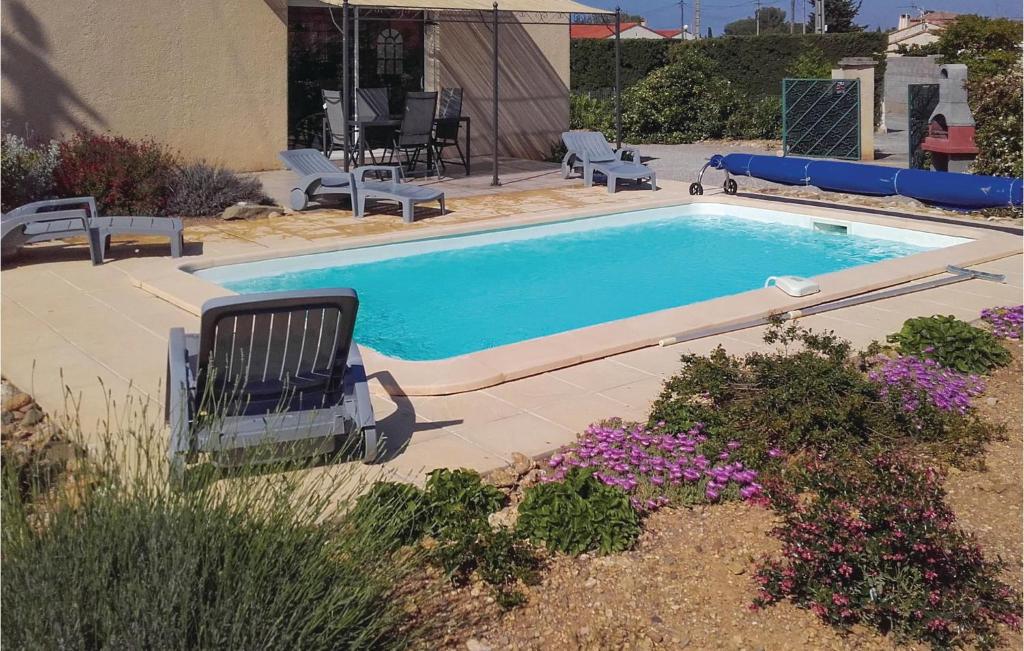 Nice home in Argeliers w/ Outdoor swimming pool, Outdoor swimming pool and 3 Bedrooms