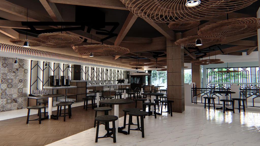 Restaurace v ubytování Hotel 88 Alun Alun Bandung By WH