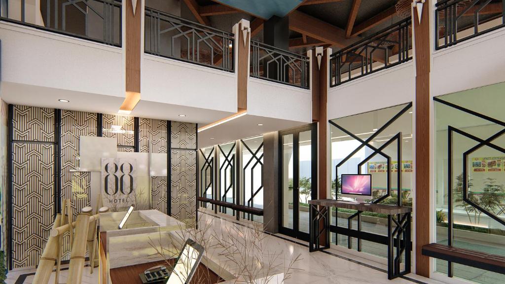 Posezení v ubytování Hotel 88 Alun Alun Bandung By WH