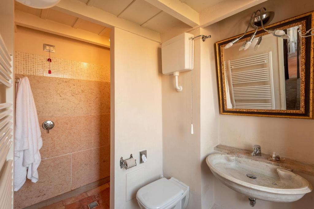 Koupelna v ubytování Hotel Palazzo Novello