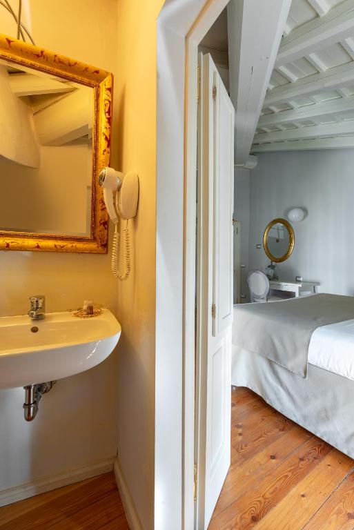 Koupelna v ubytování Hotel Palazzo Novello
