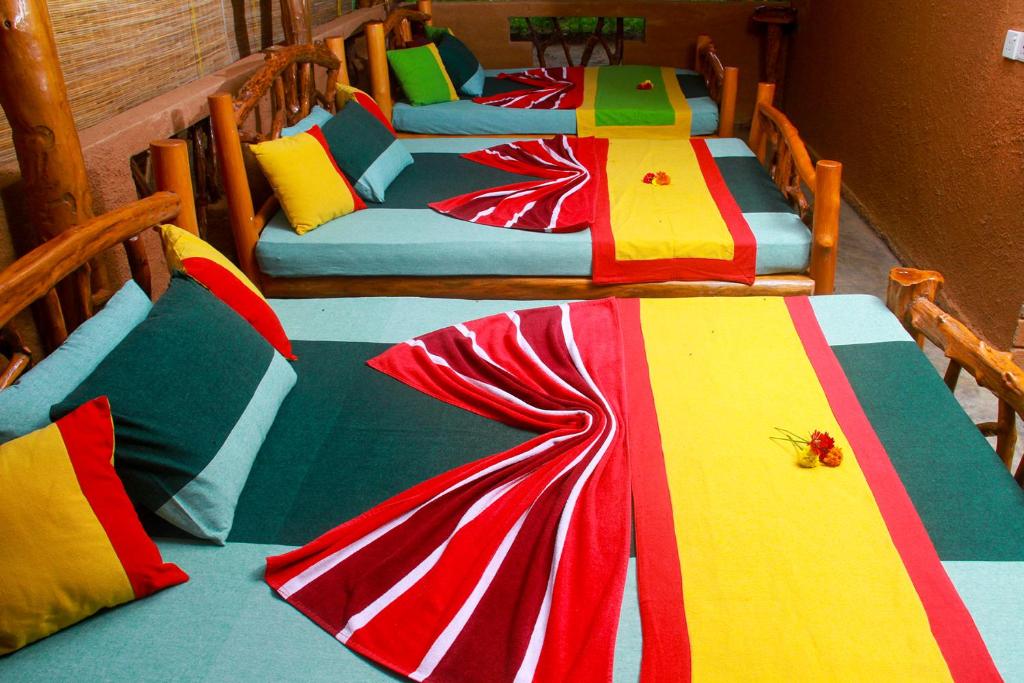 Posezení v ubytování YalaWay Nature Villa