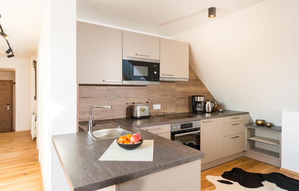 Kuchyňa alebo kuchynka v ubytovaní Ferienwohnung Hindenburg