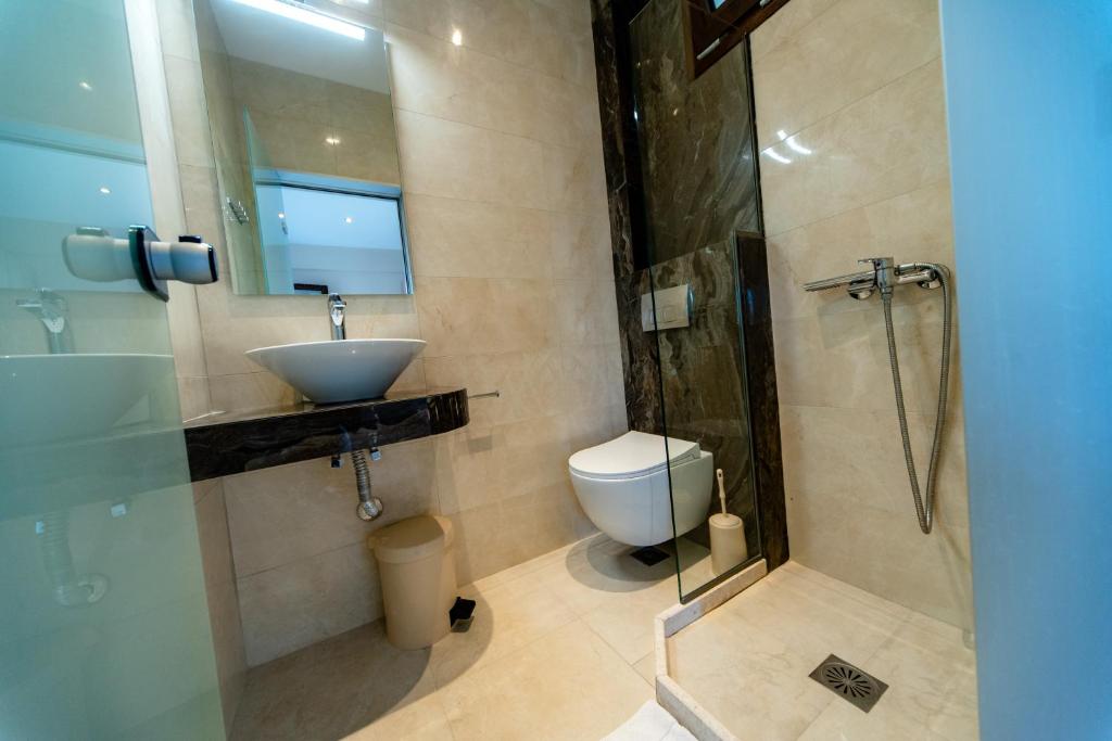 Kúpeľňa v ubytovaní Villa Diamantis Apartments
