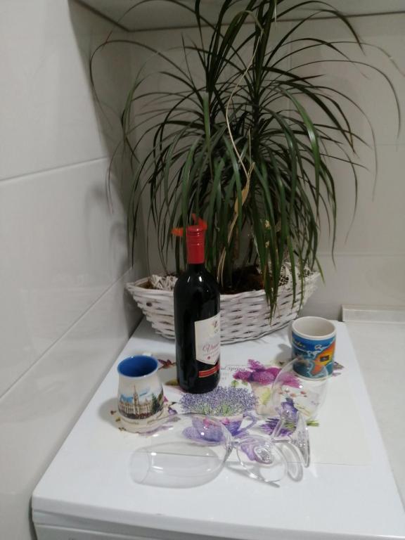 Nápoje v ubytování Apartman Lux