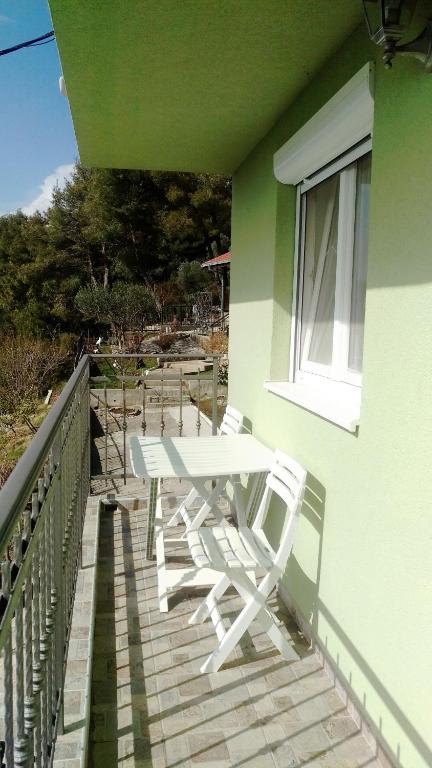 Balkón nebo terasa v ubytování Apartments Siesta