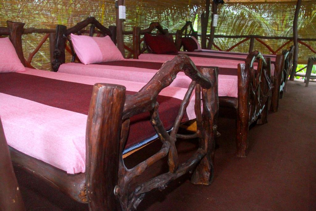 Postel nebo postele na pokoji v ubytování YalaWay Nature Villa