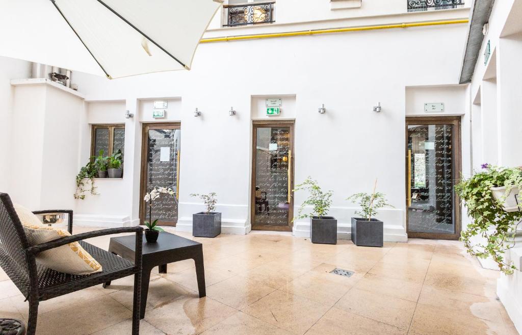 Istumisnurk majutusasutuses Villa Lutèce Port Royal