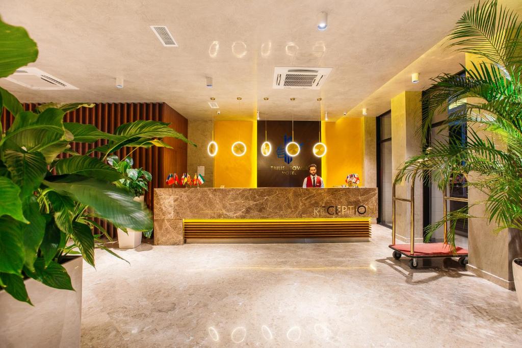 Posezení v ubytování Hotel Tbilisi Tower