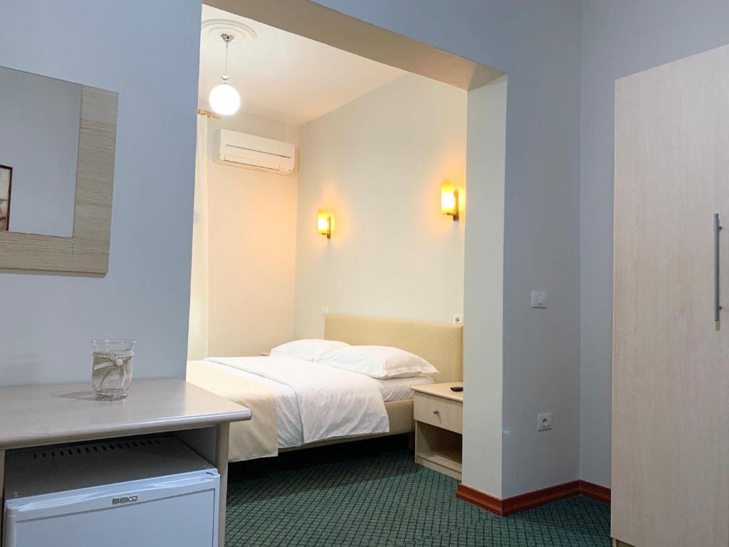 Postel nebo postele na pokoji v ubytování Kriva Resort