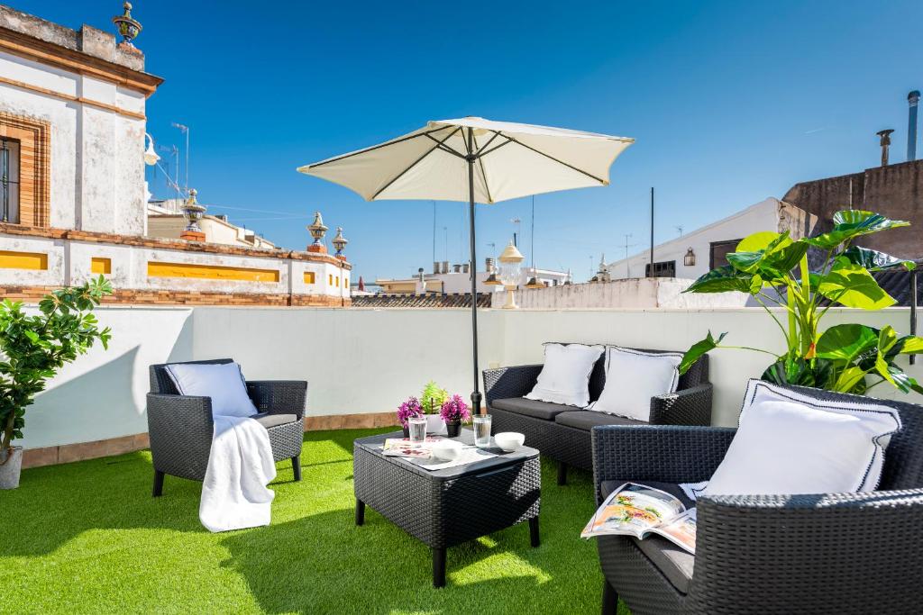 Posezení v ubytování Genteel Home Argote de Molina