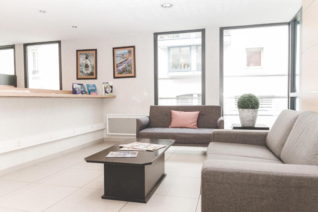 Posezení v ubytování Terres de France - Appart'Hotel Quimper Bretagne