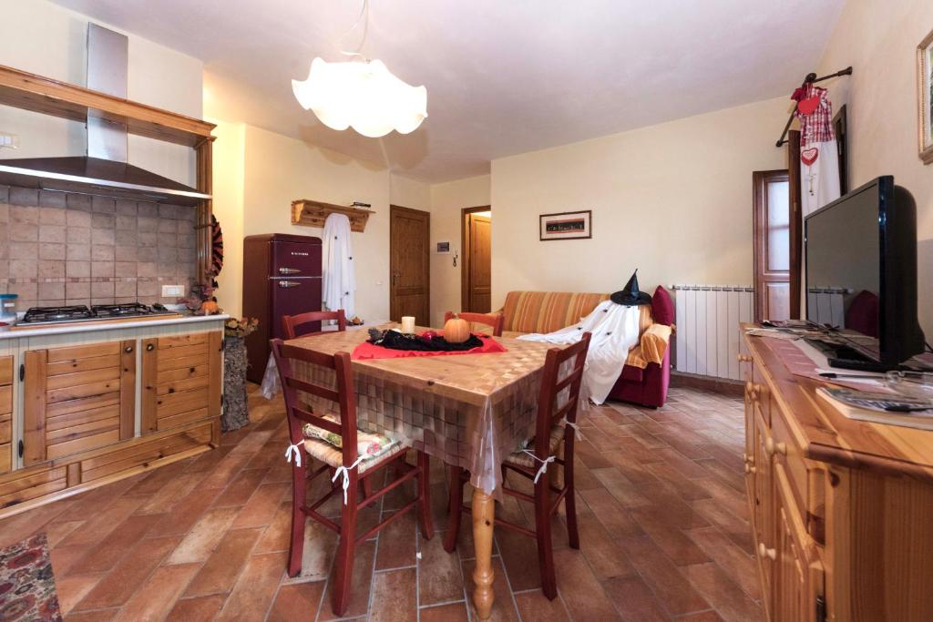 Kuchyň nebo kuchyňský kout v ubytování Casa Sirio