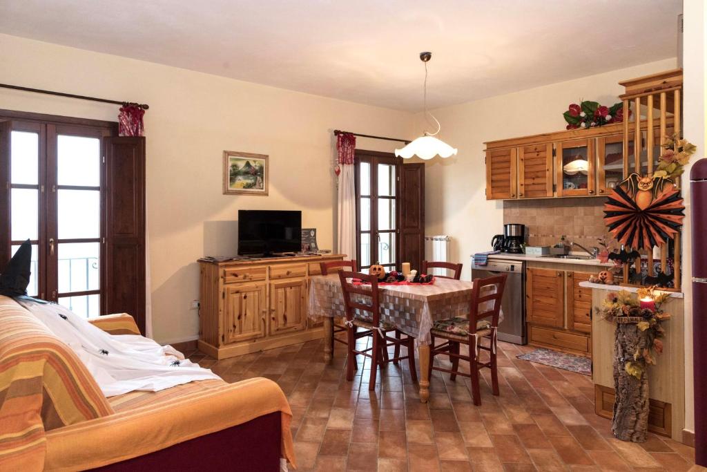 Kuchyň nebo kuchyňský kout v ubytování Casa Sirio