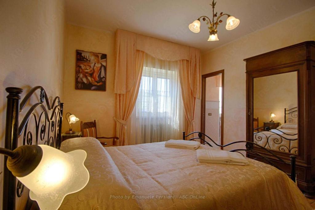 Postel nebo postele na pokoji v ubytování Agriturismo Baldassari