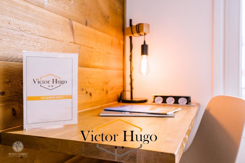 Certifikát, hodnocení, plakát nebo jiný dokument vystavený v ubytování Hôtel Victor Hugo Lorient