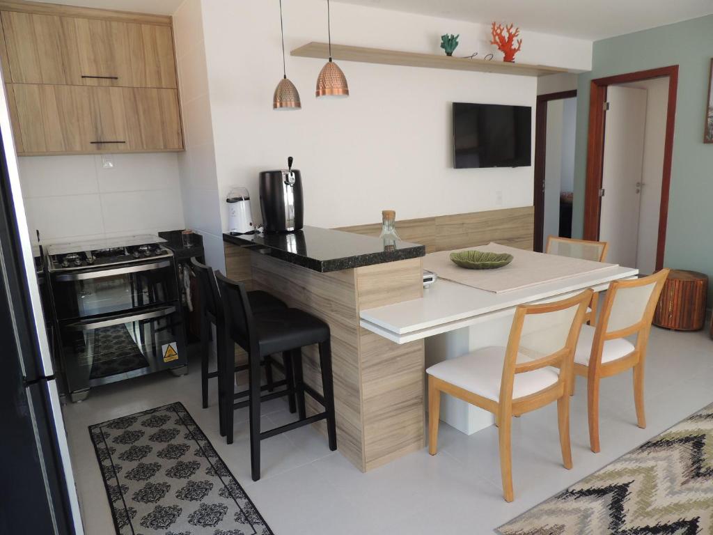  Casa com 3 quartos em condomínio 290m da praia de Geribá