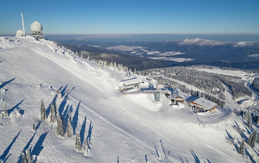 Ferienhotel Hubertus v zimě