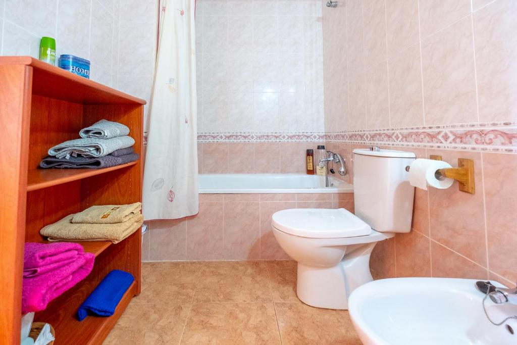 Koupelna v ubytování Apartamento las Torres