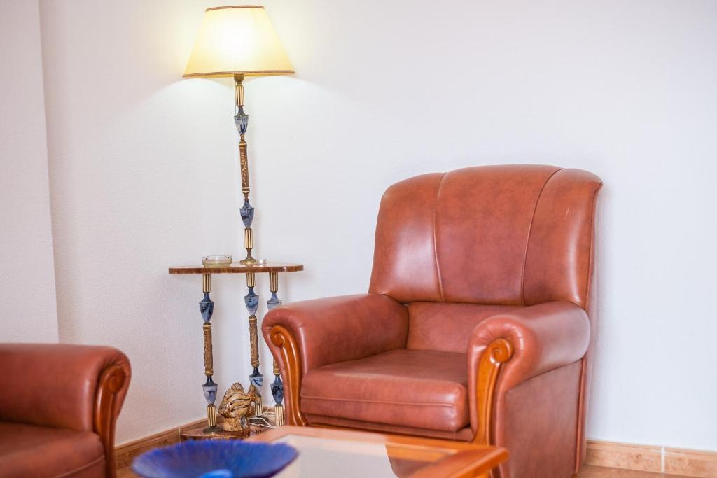 Posezení v ubytování Apartamento las Torres