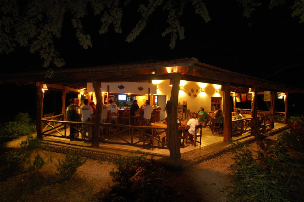 Restaurace v ubytování Cabinas Las Olas