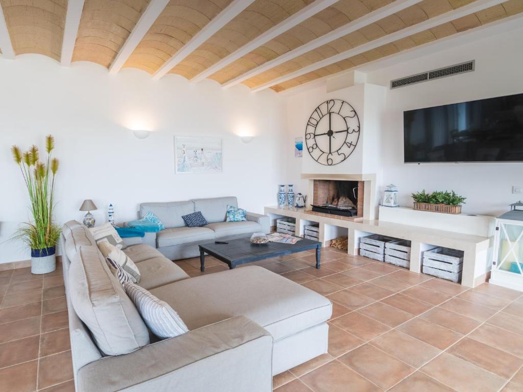 Posezení v ubytování Villa De Lujo Frente A La Playa
